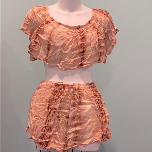 Closet Cleanout 100 Rayon Crop Top Shorts · Tobi — photo 1 of 1